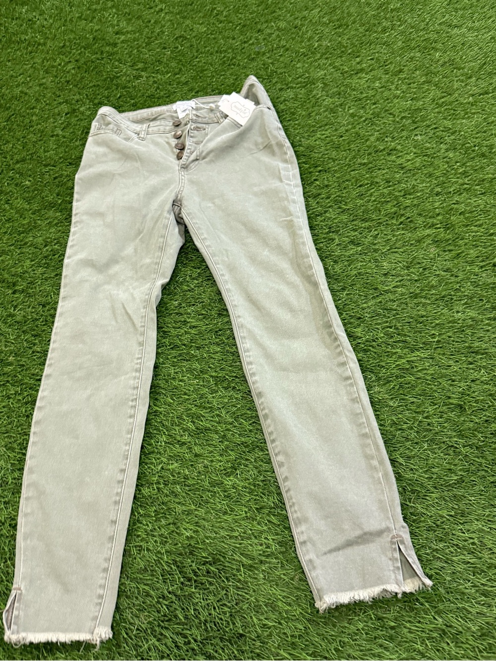 Mud Pie Olive Button Fly Jeans